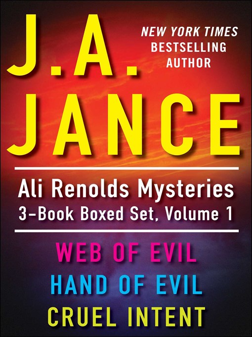 Title details for J. A. Jance's Ali Reynolds Mysteries 3-Book Boxed Set, Volume 1 by J.A. Jance - Wait list